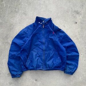 Blue Ralph Lauren Windbreaker Jacket